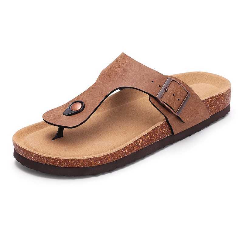 Kidmi Cloud Wens Sandals Cork Footbed Slides Nonslip Beach Essential Summer Sandals Vaion Pool Sandals Memory Foam Slides Y250626