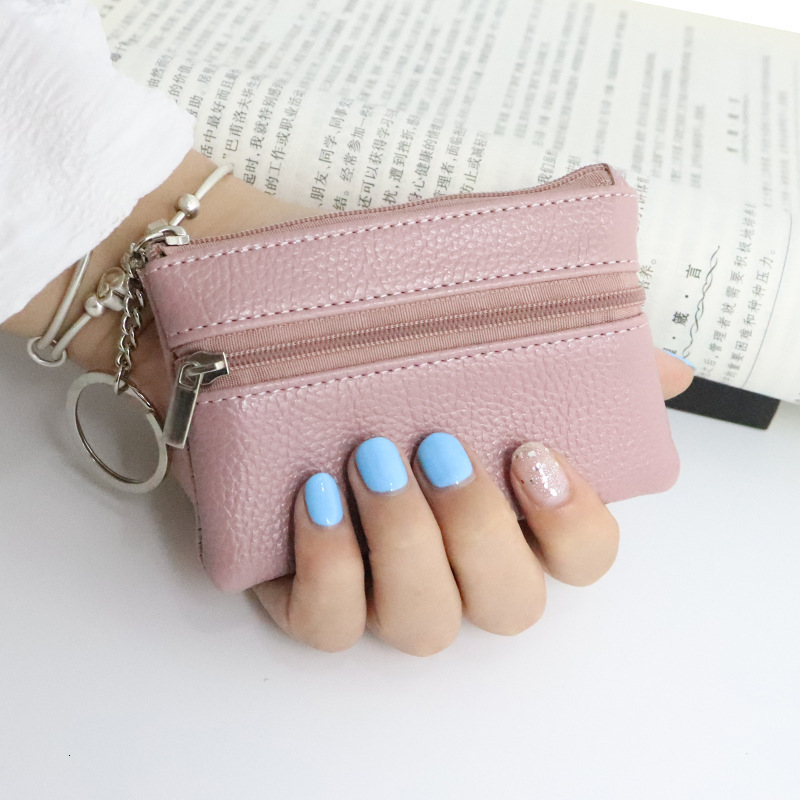 Korean Wallet Mini Fashion Change Bag Womens Thin Short Small Handbag Womens Key Bag Card Bag Coin Bag