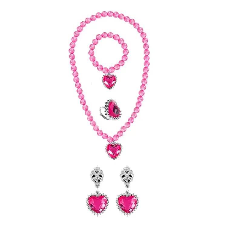 Girls Elsa Princess Accessories Halloween Cosplay Fancy Dress Up Bow Gloves Crown Wand Neacklace Bracelet Set Birthday Gifts ddmyshoesvip