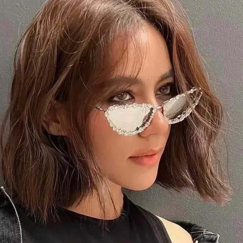 y n Cat Eye Sunglasses Women Fashion Vintage Sun Glasses Metal Frame Driving Eyeglasses Uv400 Gafas De Sol 250626
