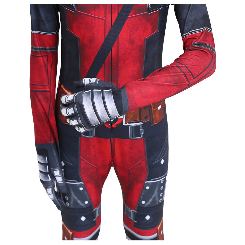 Children's performance costumes, animation games, role-playing costumes, leather masks, red cheap combat costumes, role costumes.