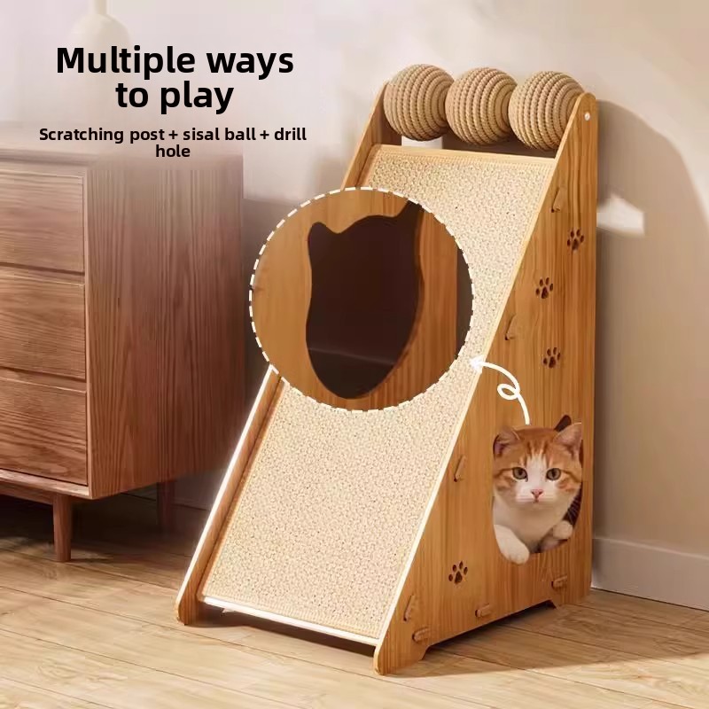 Durable Sisal Cat Scratching Board - Vertical Design for Claw Grinding
