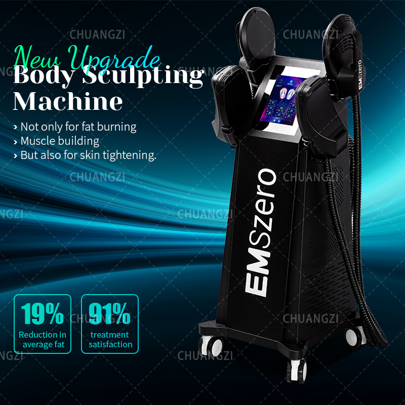 HIEMT 6500W RF 15T 200HZ EMSZERO Body Shaping Machine Muscle Growth Fat Burn High-Intensity Electromagnetic Stimulator
