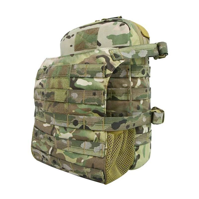 high-quality Tactical Hydration Pack Pouch Hunting Vest Plate Carrier Expansion Helmet Bag Outdoor Airsoft Duty Molle Backpack