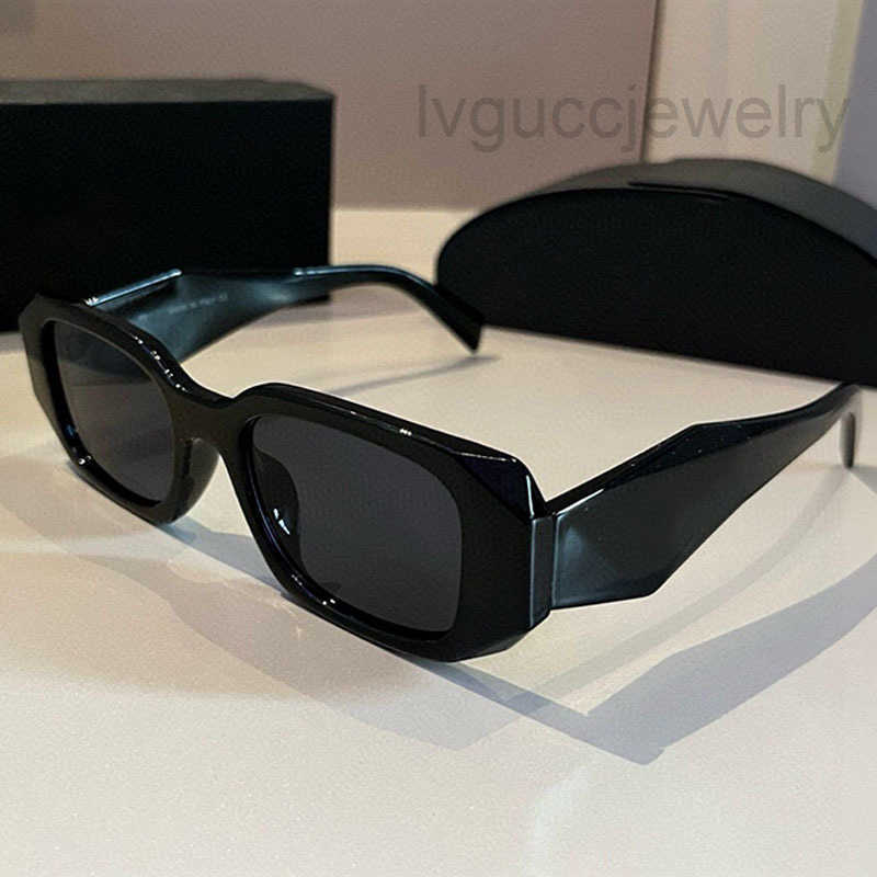 Designer Sunglasses Acetate Fiber Geometric Design Frame Nylon Lens Women Men Fashion Luxury Polarized Sunglasses UV400 With Box PR17