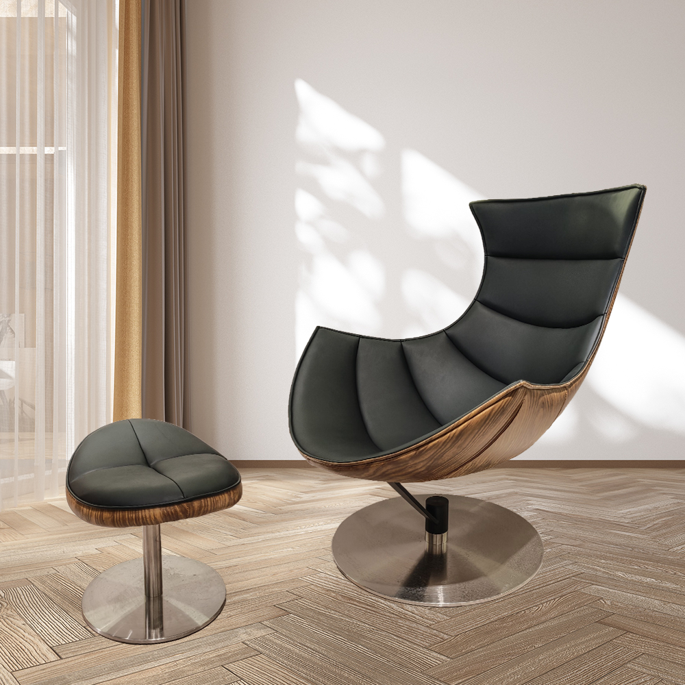 Ergonomic gaming chair with tilt function; Nordic office chair for leisure; desk chair