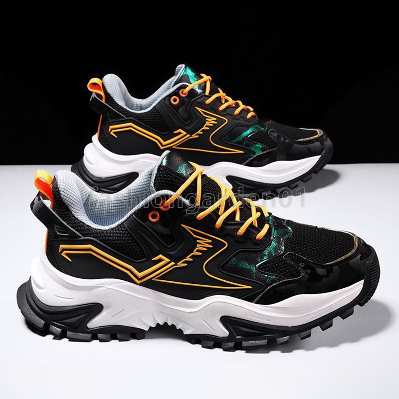 New Designer Shoes Mens Shoes Fashion Versatile sneakers Casual Shoes Thick Sole Trainers Breathable Sports Dad Platform Shoes Sneaker Size 39-44