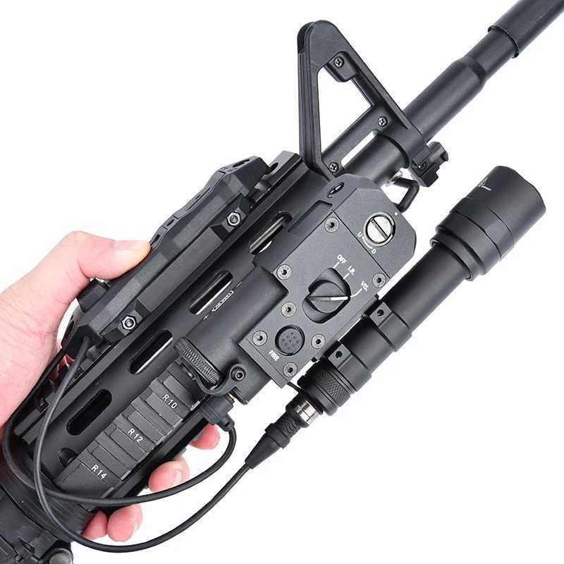 WADSN Tactical CQBL Red/Green/Blue/IR Laser Mod Surir Flashlight With Dual Function Red Switch For Airsoft Hunting Light XJ250626