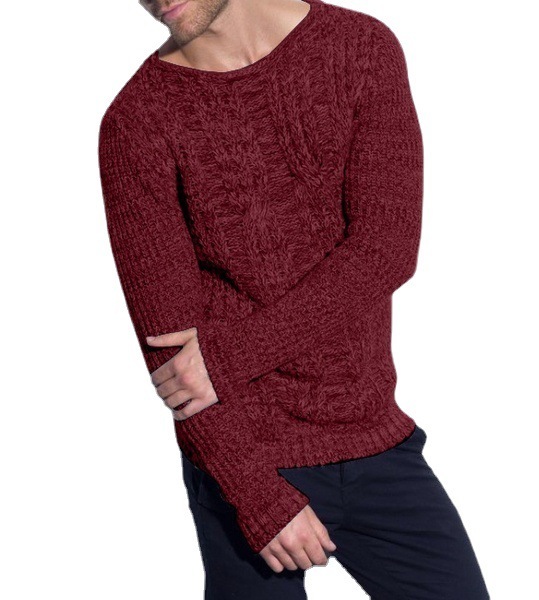 Designer Mens Sweaters Wool Casual Sweater Pullover2025 Autumn Winter New Mens Sweater Solid Color Crew Neck Long Sleeve Knitted Sweater