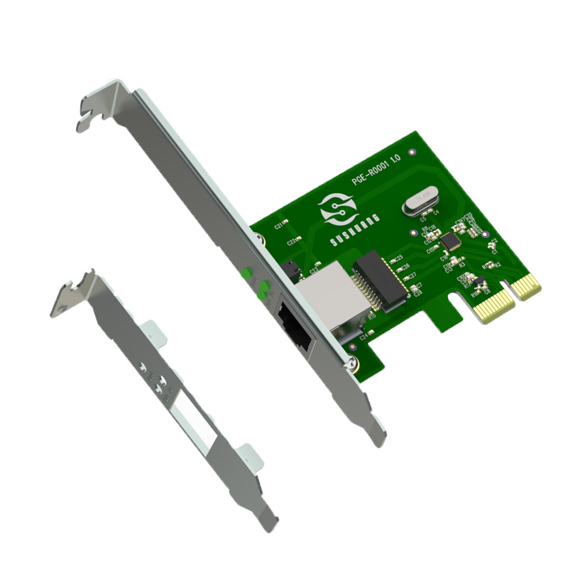PCIe Interface LAN Network Card - Auto Detects Up to 1Gbps Transfer Rates with Easy Installation