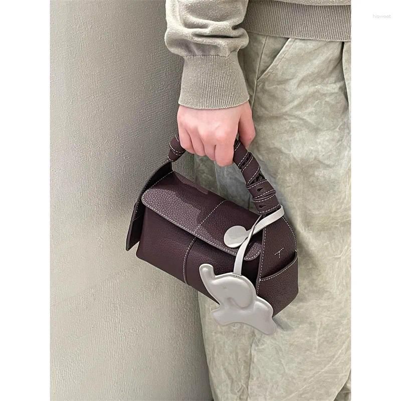 Totes Vintage Shoulder Crossbody Bags For Women Designer Handbags And Purses In PU Small Splicing Design Underarm