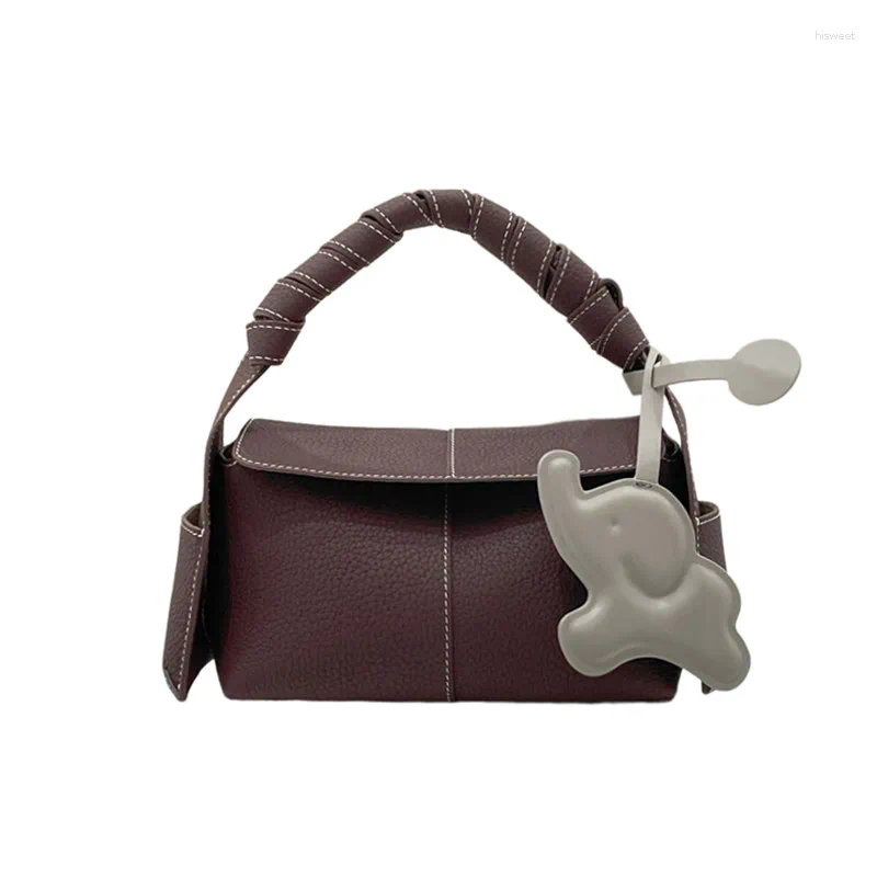 Totes Vintage Shoulder Crossbody Bags For Women Designer Handbags And Purses In PU Small Splicing Design Underarm
