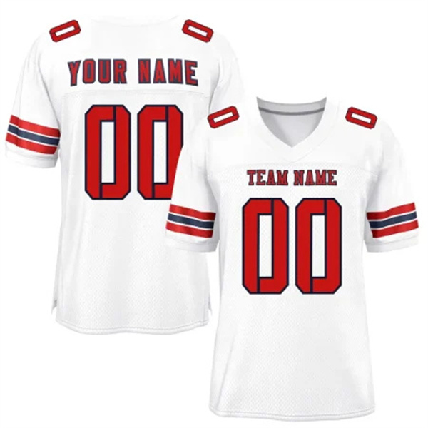 Custom Football Jersey multi colors cheap shop online Men Women Youth Embroidered Letter Number Design