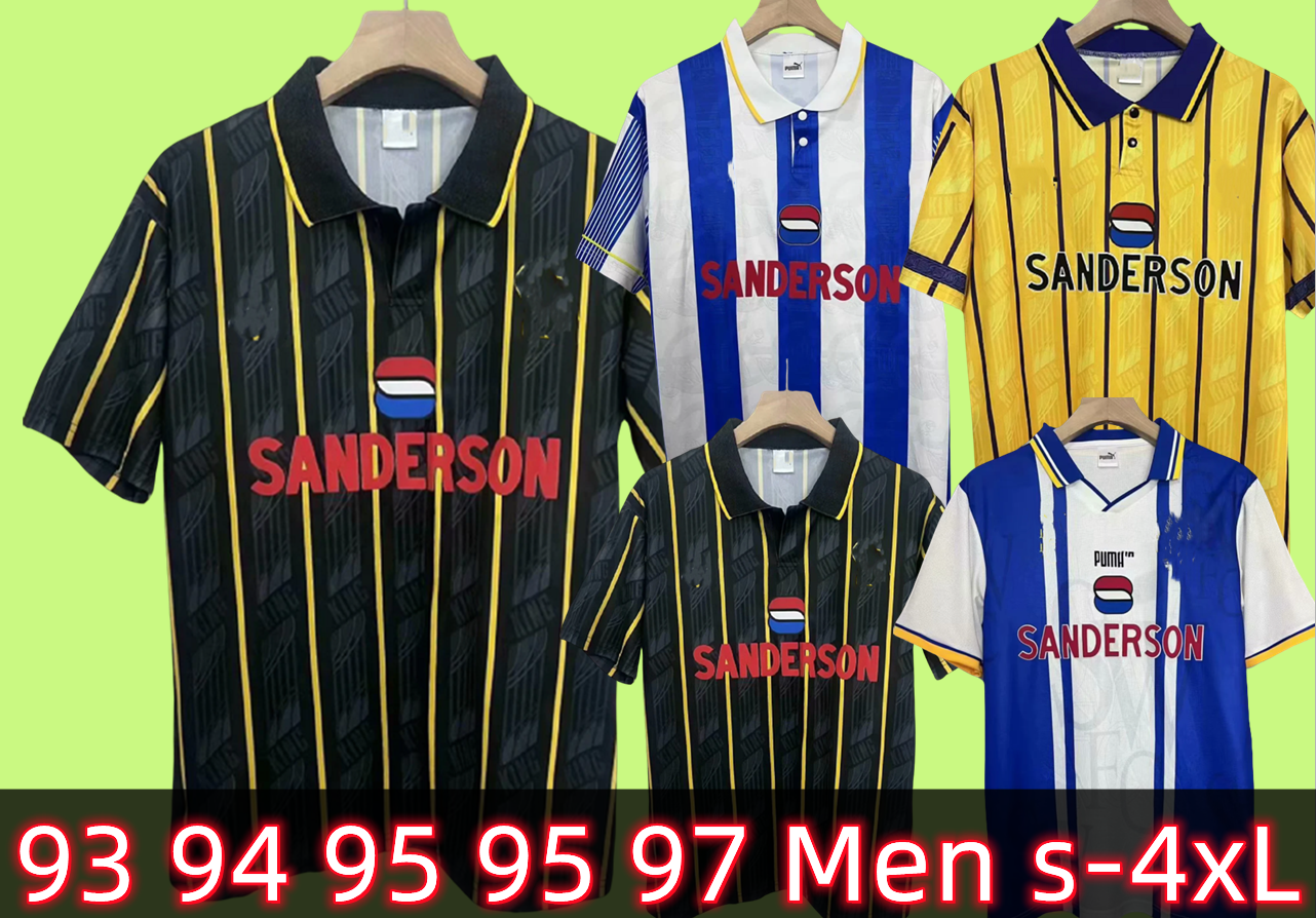 25 26 Sheffield Wednesday soccer jerseys 2025 Will Vaulks Callum Paterson Michael Smith Tyreeq Bakinson Mallik Wilks kids kit football shirts 93 94 95 retro jersey 77