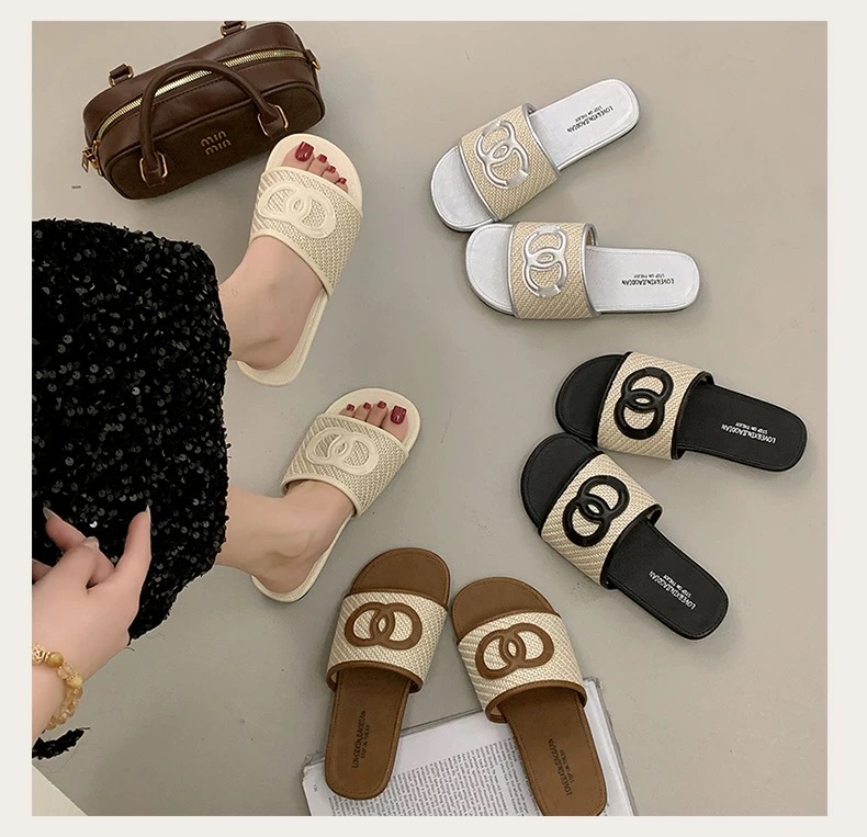 Sandal Designer sandal Slide Outdoor Women's Slippers Embroidery Slippers Slippers Summer Beach Sandals High quality New models
