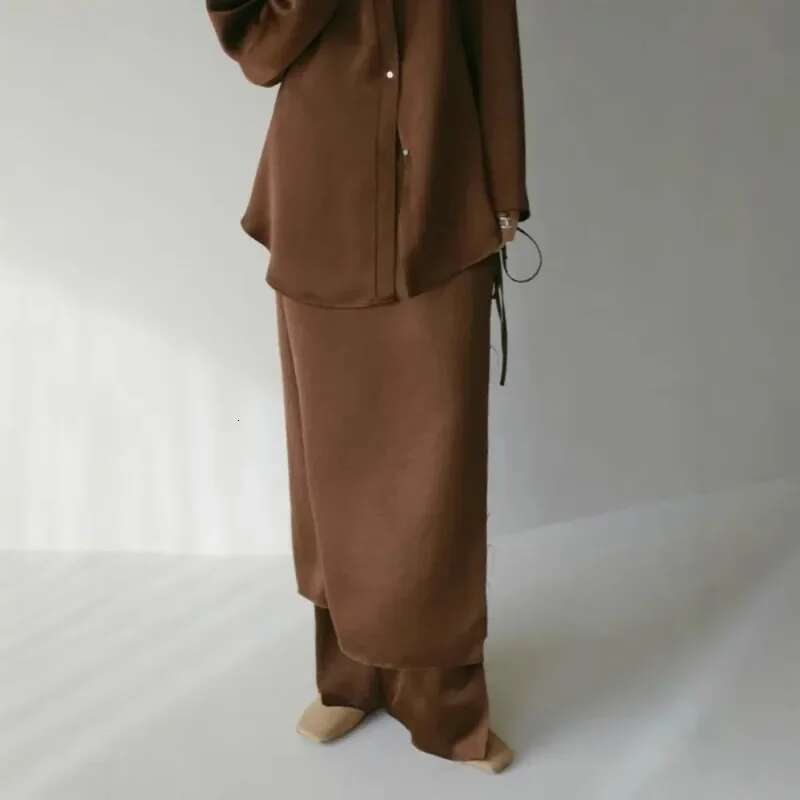 Straight Wide Leg Pant Bandage Bow Skirt Pantalones A-line Ropa Mujer Japan Style Lazy Pants Casual Loose Women Clothing