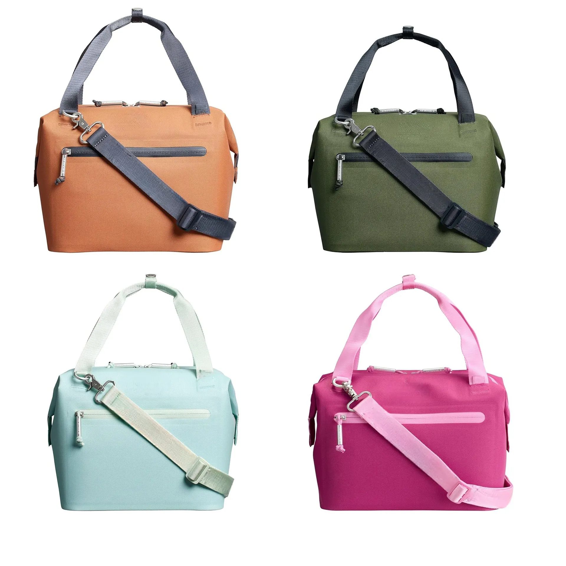 2025 Lunch Bags All Day Julienne Mini Soft Cooler Bag Recycled Polyester Cooler 12-Hour Cooling Travel Cooler 40oz Cup Crossbody Bag with Phone Pocket for Cups