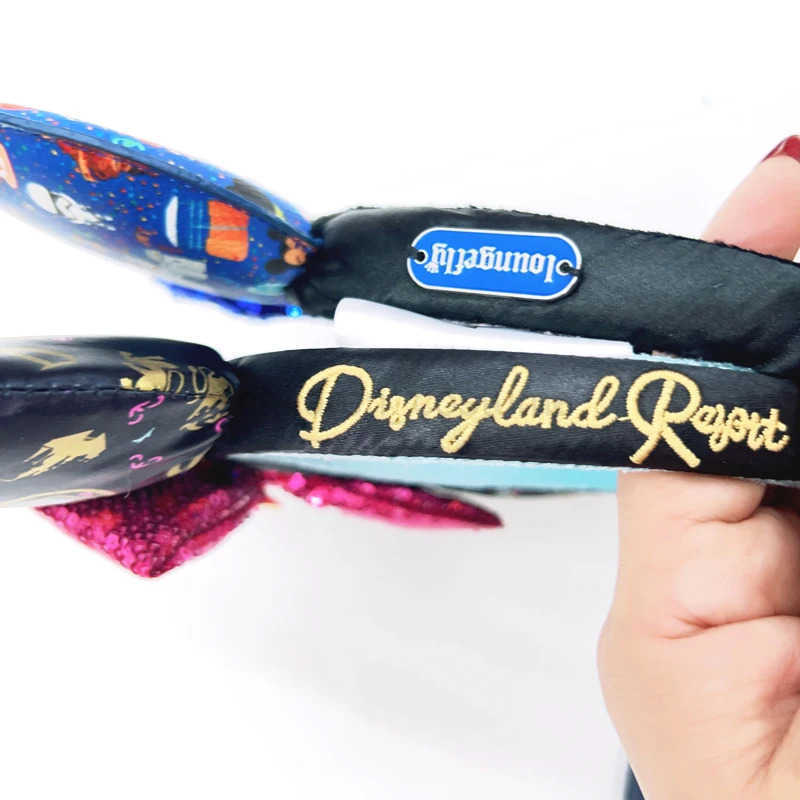 Disney Minnie Mouse Ear Headband 2023 New Loungefly Ears Christmas Snowman Headdress Cosplay for Adults Kids Hair Accessories W250625