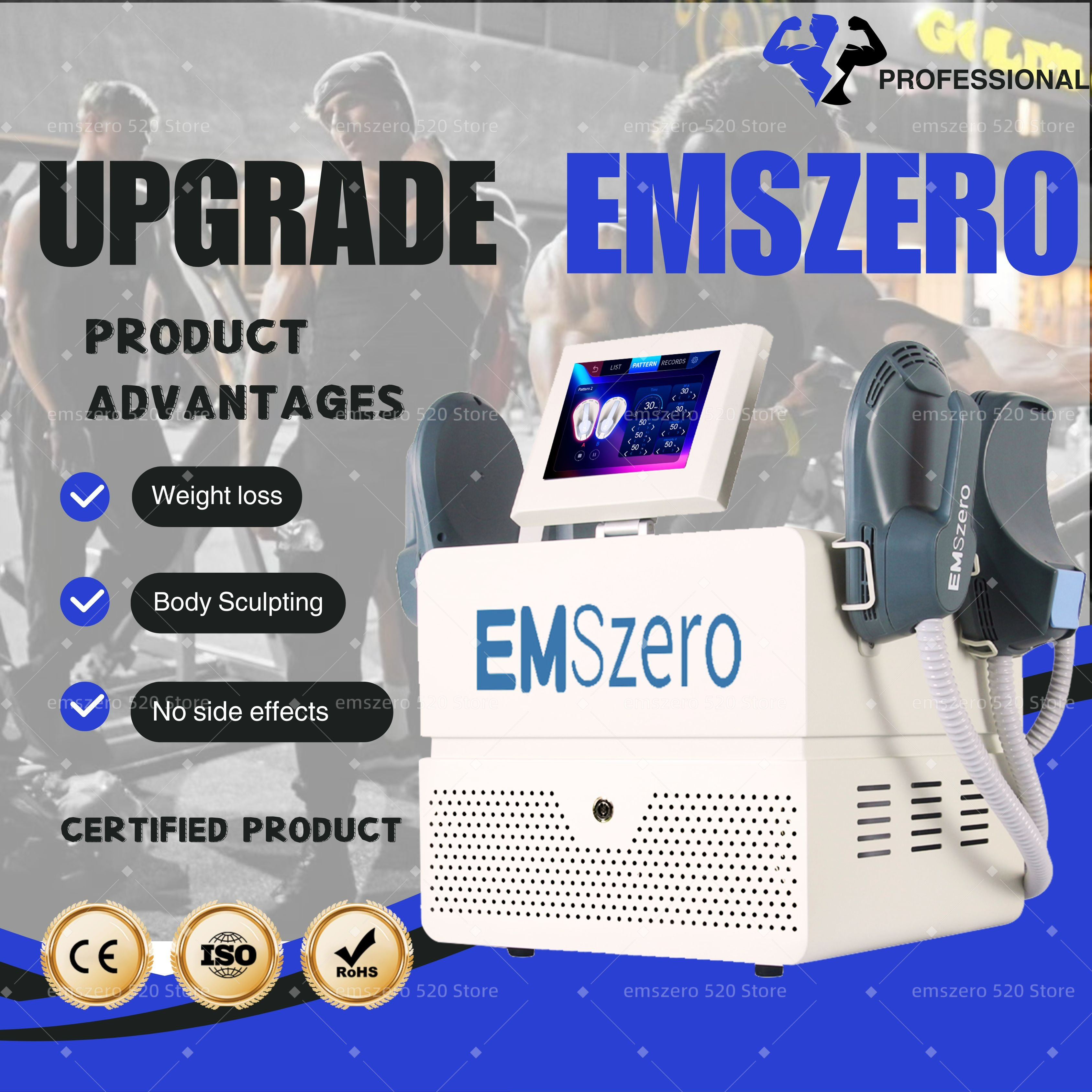 Professional EMSZERO Body Contouring Machine with 2/4/5 Handles Non-Invasive Fat Burning and Muscle Strengthening