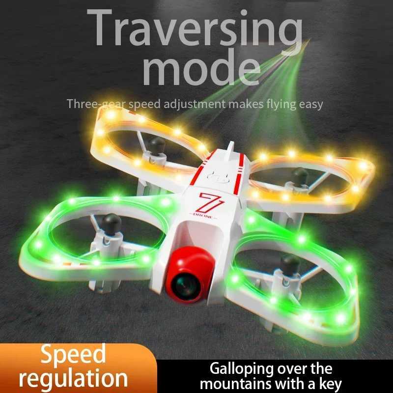 RC Drone 4K Camera Wifi FPV UAV Dazzling Light Long Endurance Aerial Photography Aircraft Remote Control Quadcopter Toys Cz07 XJ250627