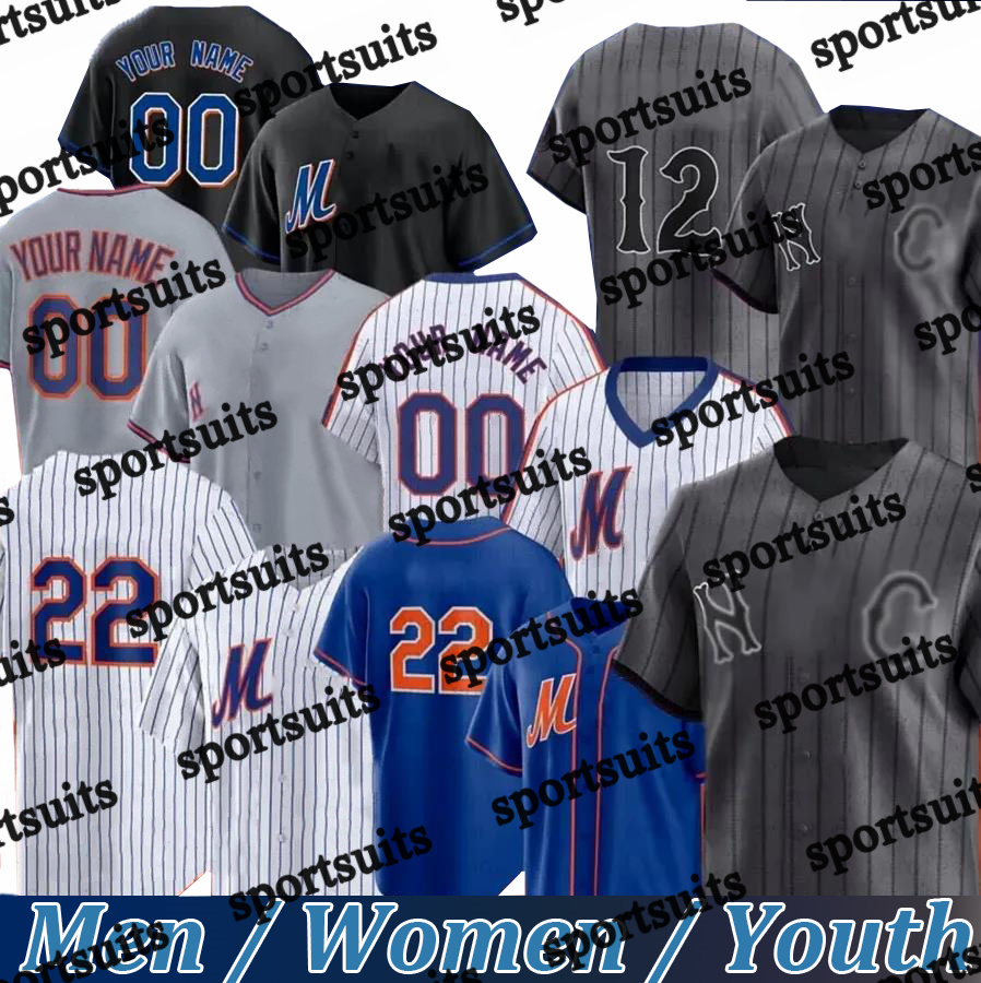 #22 Juan Soto Jersey NY Mets Jerseys #20 Alons Jersey #12 Lindor #9 nimmo #39 Diaz Jersey #34 Senga #1 McNeil #6 Marte Jersey Baseball Jerseys