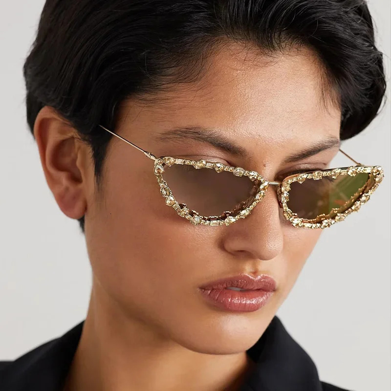 y n Cat Eye Sunglasses Women Fashion Vintage Sun Glasses Metal Frame Driving Eyeglasses Uv400 Gafas De Sol 250626
