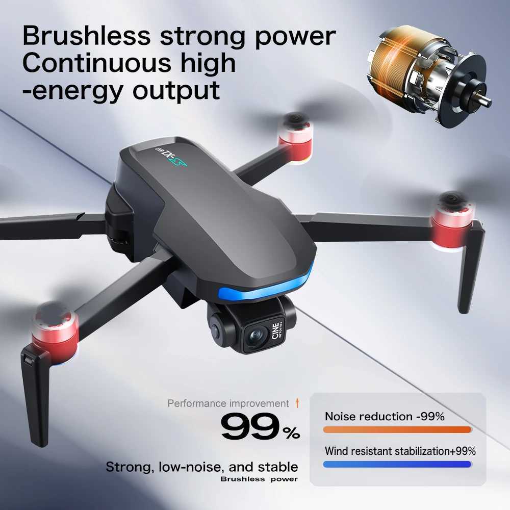S-X1 New 5G GPS 8K HD EIS Cameras Drone with Sns 3-Axis Anti-shake Gimbal 8K Aerial Brushless Drones RC Quadcopters Mini UAVXJ250627