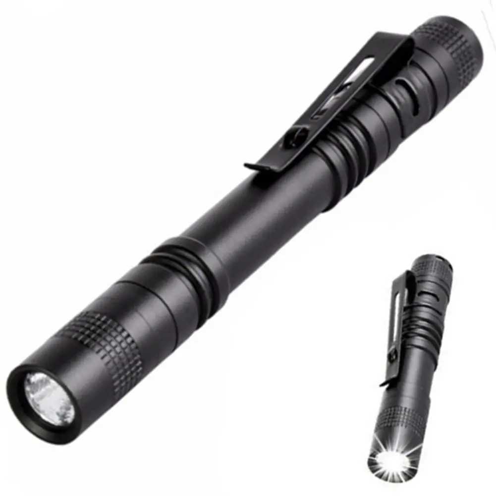 Hot New Mini Pen Shape LED Flashlight Portable Useful Waterproof Torch Light Super Bright Outdoor Camping Accessories and Gear W250701