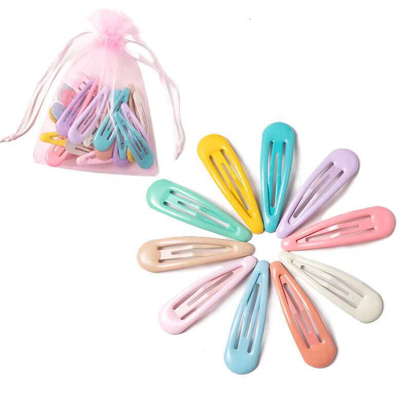 10-40Pcs/Lot Sweet Candy Snap Hairpins BB Barrettes Cute Multi Color Clips ornaments for Girls Kids Women Hair A ddmyshoesvip