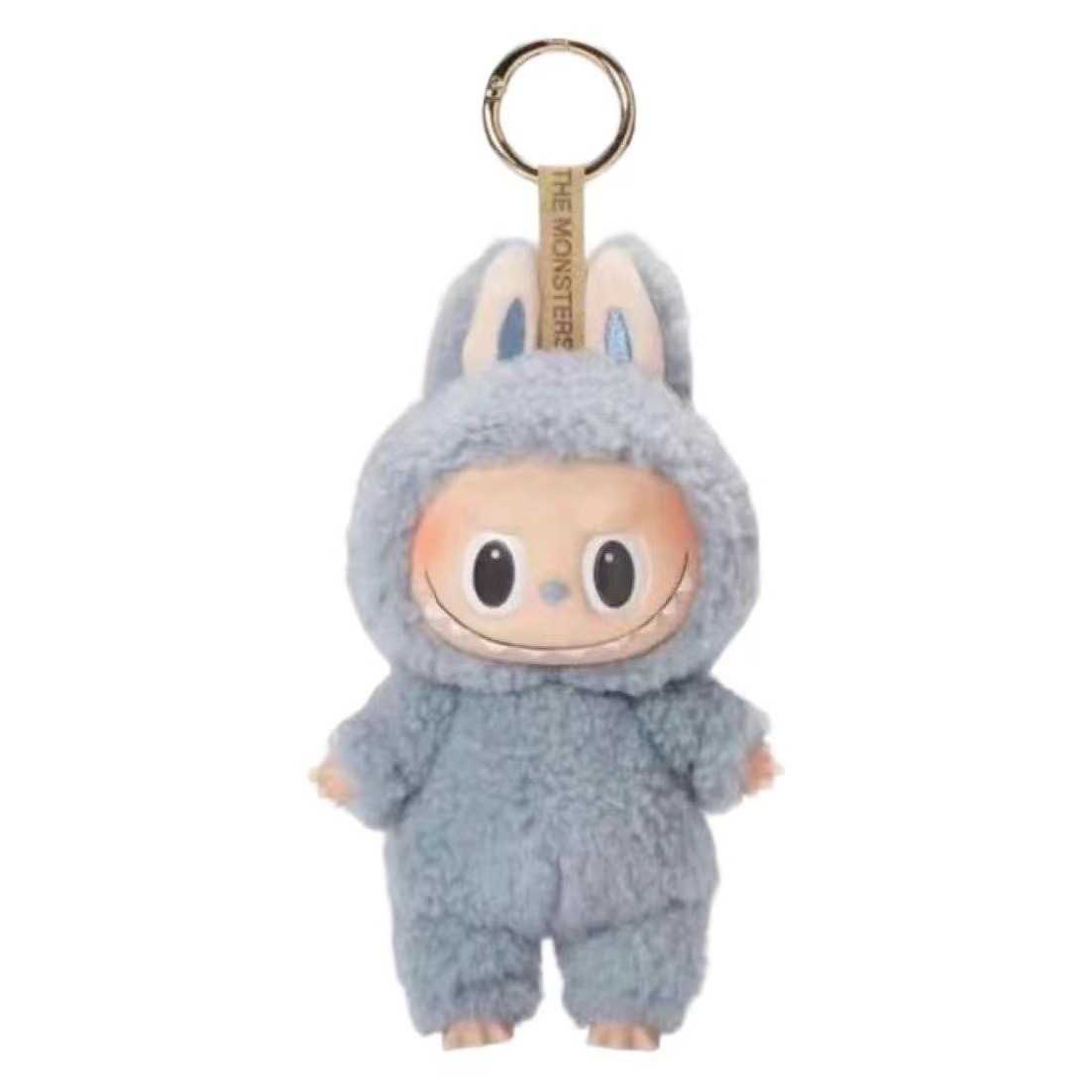 New Labubu Kawaii Particle Bow Keychain Creative 3D Doll Bag Phone Charm Keychain Male and Female Gifts X250318