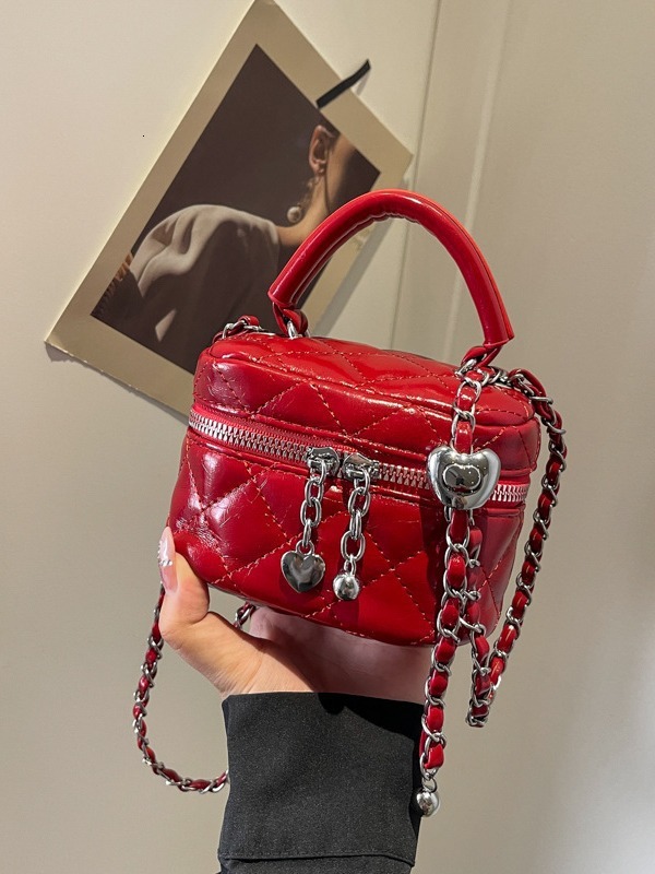 Luxury Brand Designer Bag Silver Bag Women's 2024 New Summer Crossbody Small Bag Quilted Chain Shoulder Bag Mini Handbag Box Bag