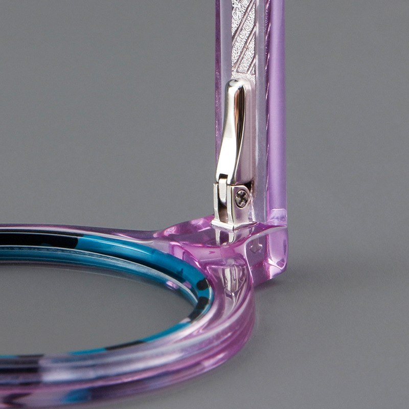 Foreign Trade Acetate Glasses Japanese Style Small Round Frame Colorful Mixed Retro Eyewear for Europe and America