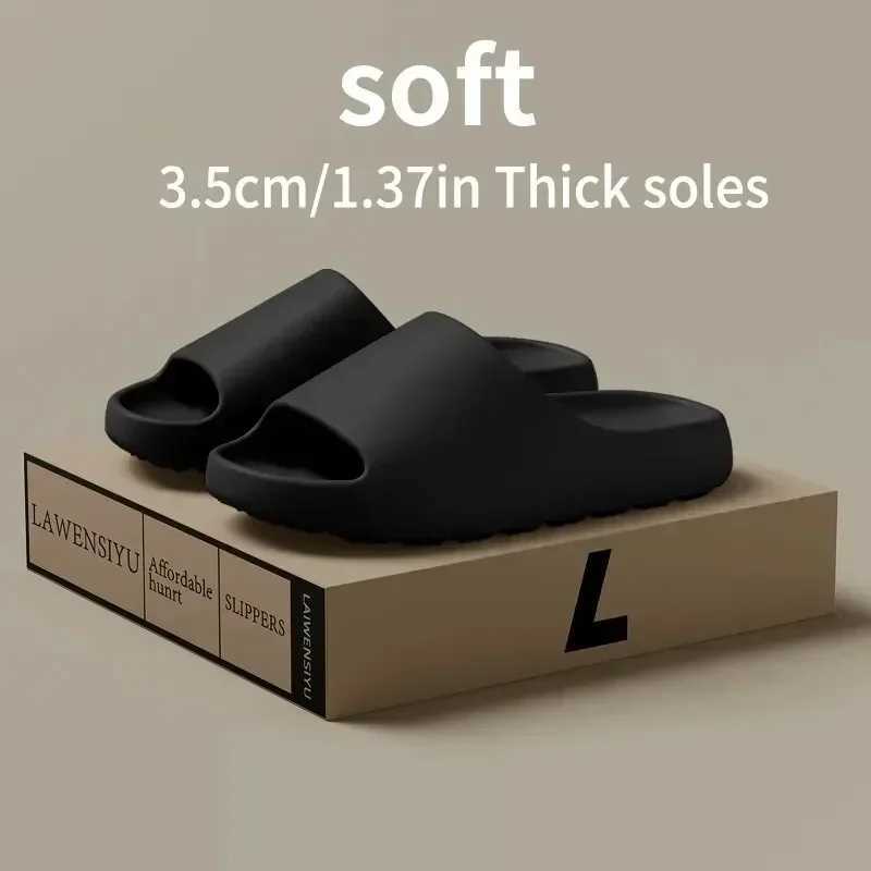 Big Size 47 Summer Slippers Men Wen EVA Soft Bott Indoor He Slides Sandals Light Beach Shoes M Slippers Flip Flops Y250626