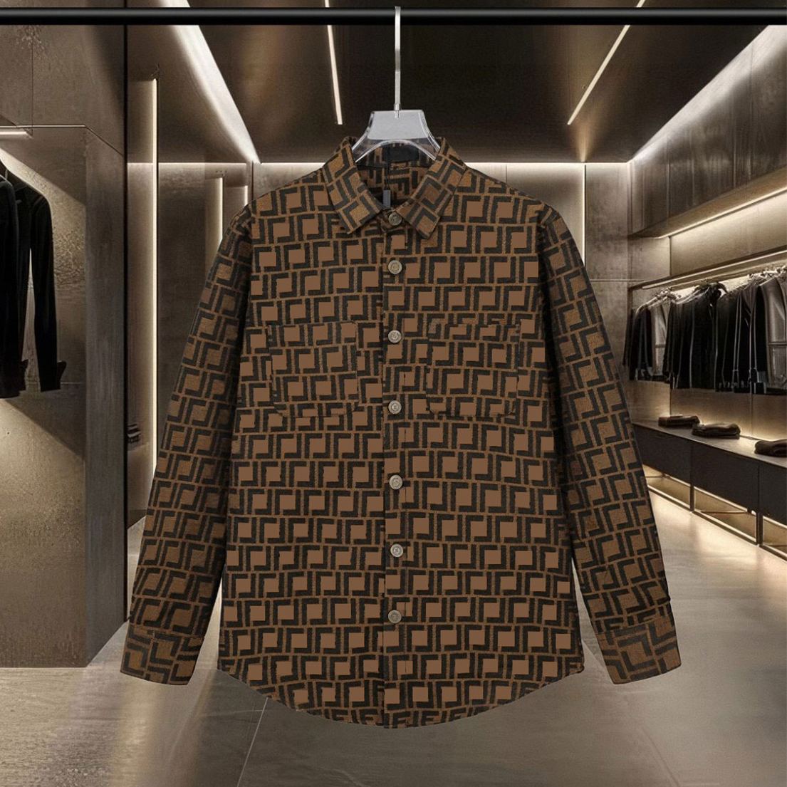 mens designer long sleeved shirt mens formal shirt fashionable high quality embroidery jacquard letter shirt men luxury shirt womens shirt couples outfit tees