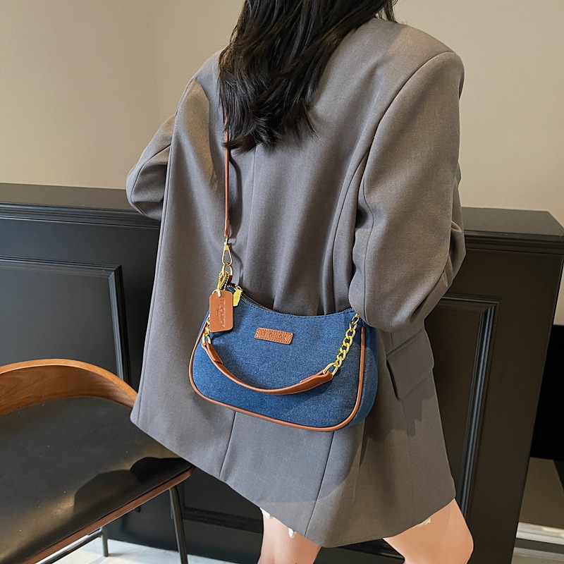 Free shipping 2025 designer Shoulder totes Bags womans ladies flap lady fashion denim casual handbag women crossbody Underarm longchamp Bag