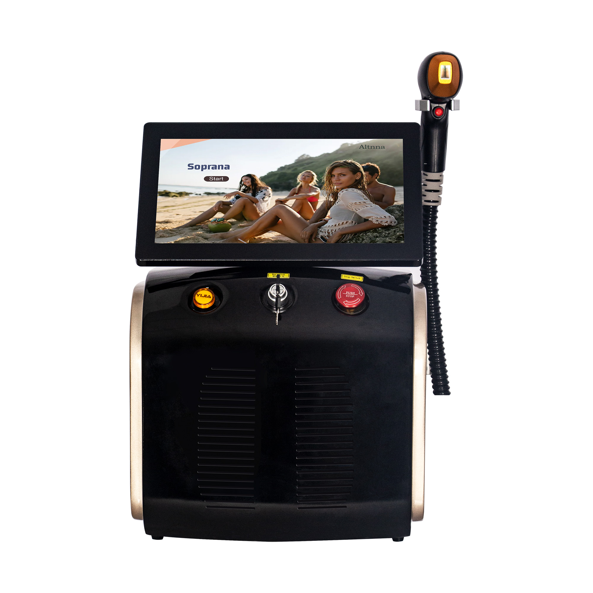 Wavelength for Face Body Women Men 808nm 755nm 1064nm 3 wavelength with Ice Cooling for Painless Permanent Results Suitable for home and beauty salon