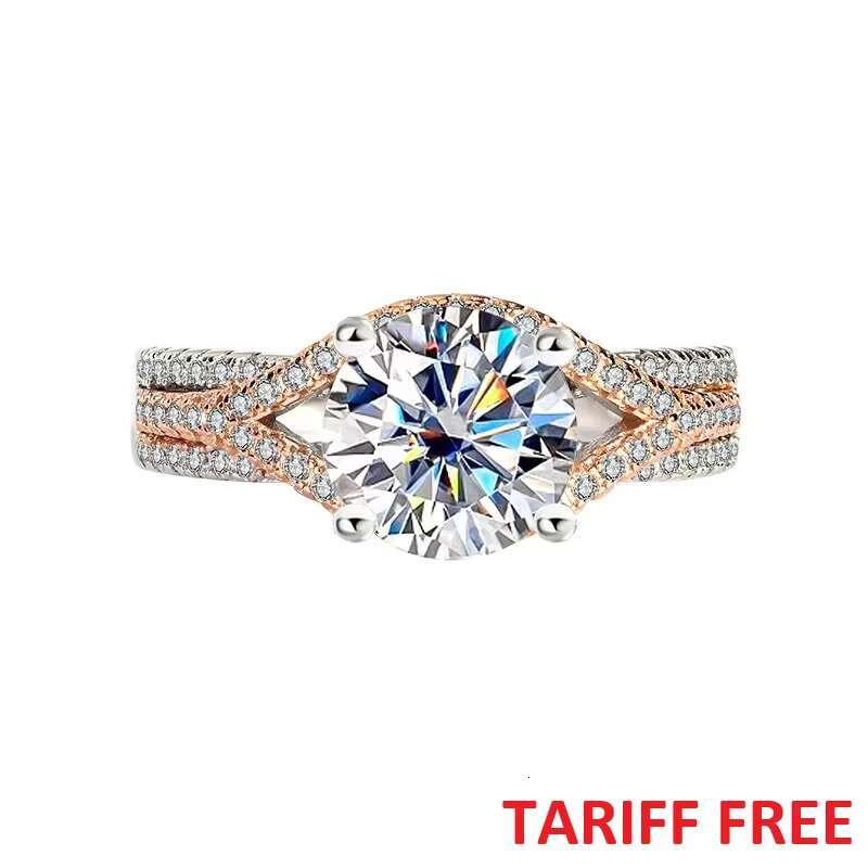Exquisite Two-Ct Flawless Moissanite Solitaire Set in Premium Grade 925 Silver for Lifetime Commitment