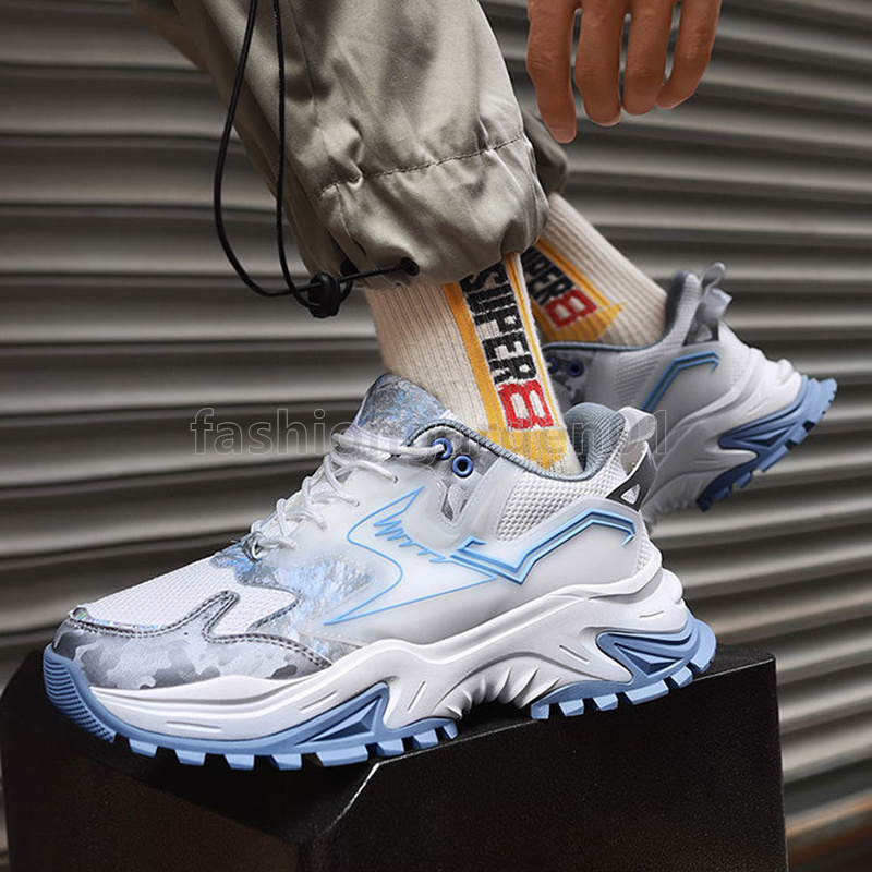 New Designer Shoes Mens Shoes Fashion Versatile sneakers Casual Shoes Thick Sole Trainers Breathable Sports Dad Platform Shoes Sneaker Size 39-44