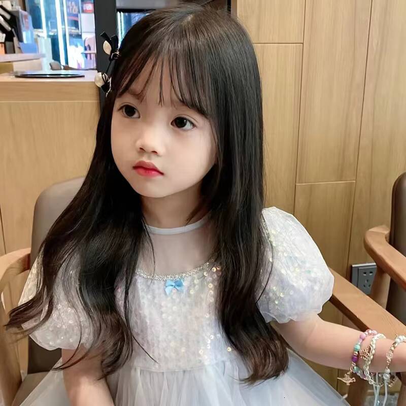 Kids Wigs Chick Baby Wiggles Hair Accessories Children's Head Coverings Headgear for Little Girls Youth Headwear Toddler Toupee ddmyshoesvip