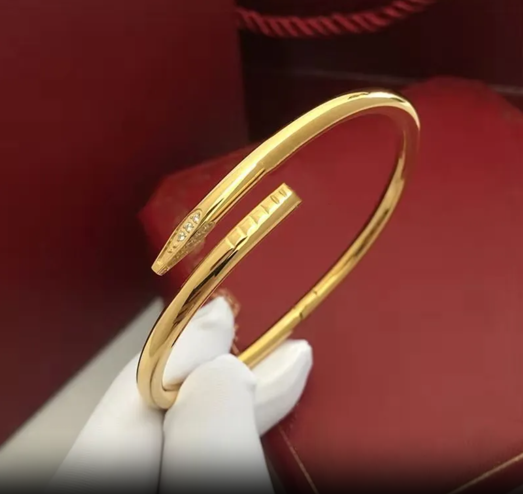 Designer woman gold bracelet Jewelry Bangle 6mm Titanium Steel Bangle Couple Jewelry with bracelets high quality women men luxury bracelet gift