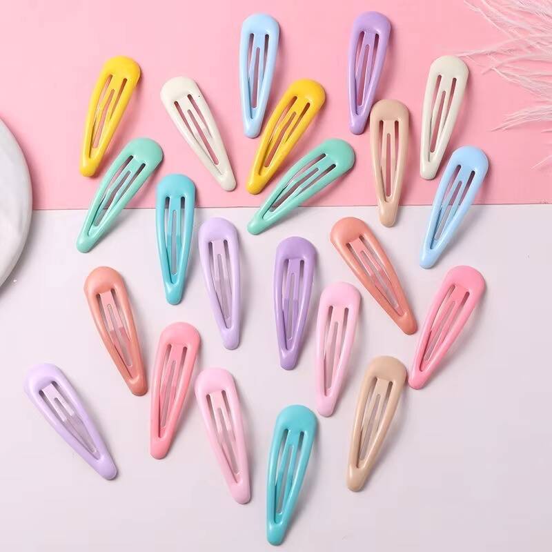 10-40Pcs/Lot Sweet Candy Snap Hairpins BB Barrettes Cute Multi Color Clips ornaments for Girls Kids Women Hair A ddmyshoesvip