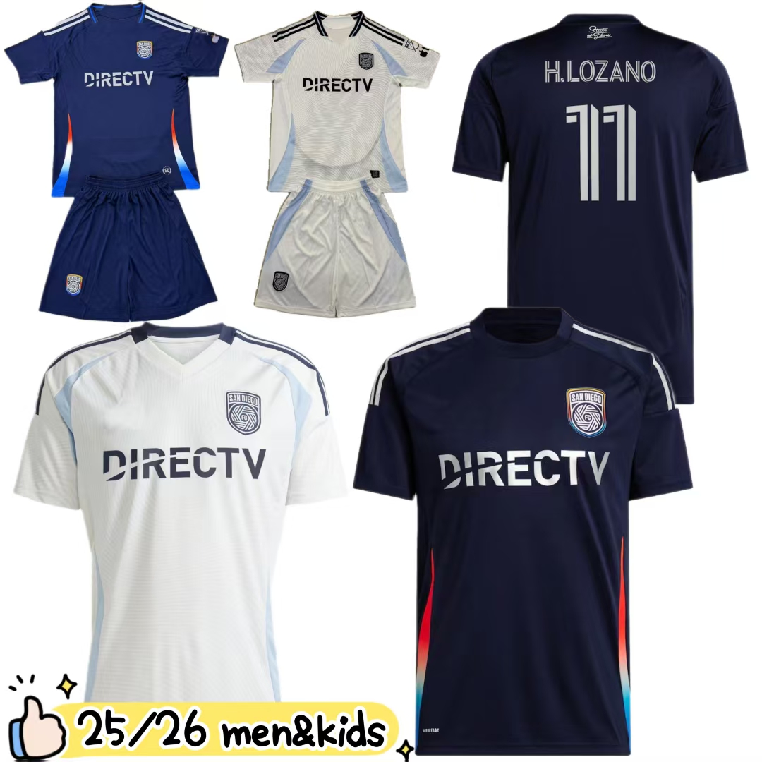San Diego FC Soccer Jerseys 2025 2026 H.LOZANO football jersey