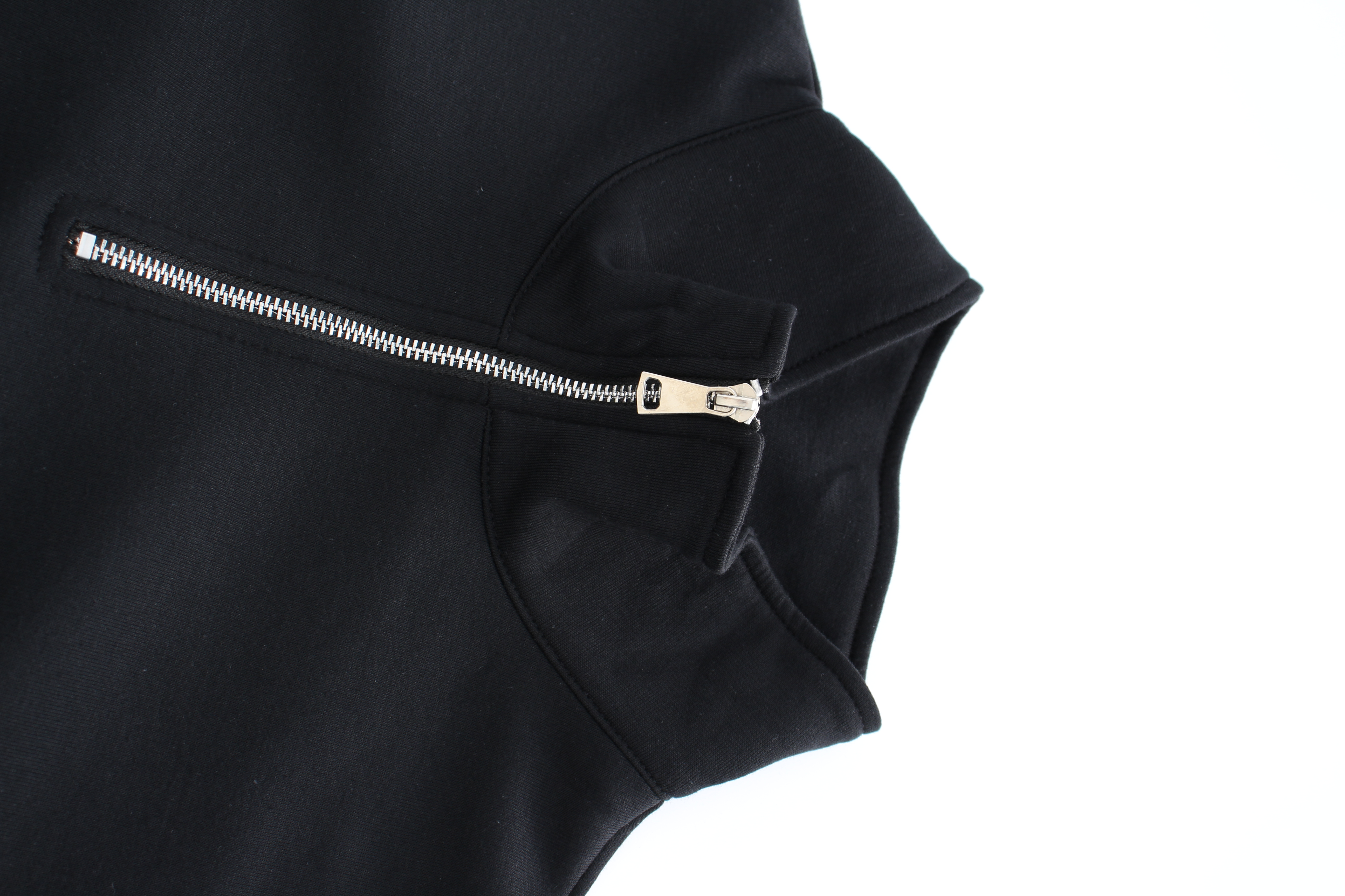 Solid color stand-up collar heavyweight sweater men's and women's spring and autumn casual loose sweatshirt half-zip jacket hot-sale product