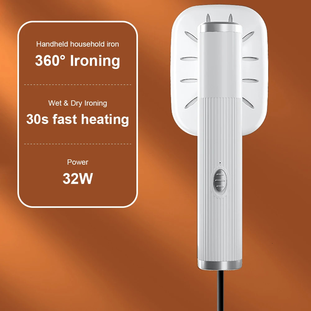 Mini Garment Steamer Handheld Portable Steam Iron USB Powered Steam Dry Wet Clothes Fabric Ironing Machine for Home Travel 250617
