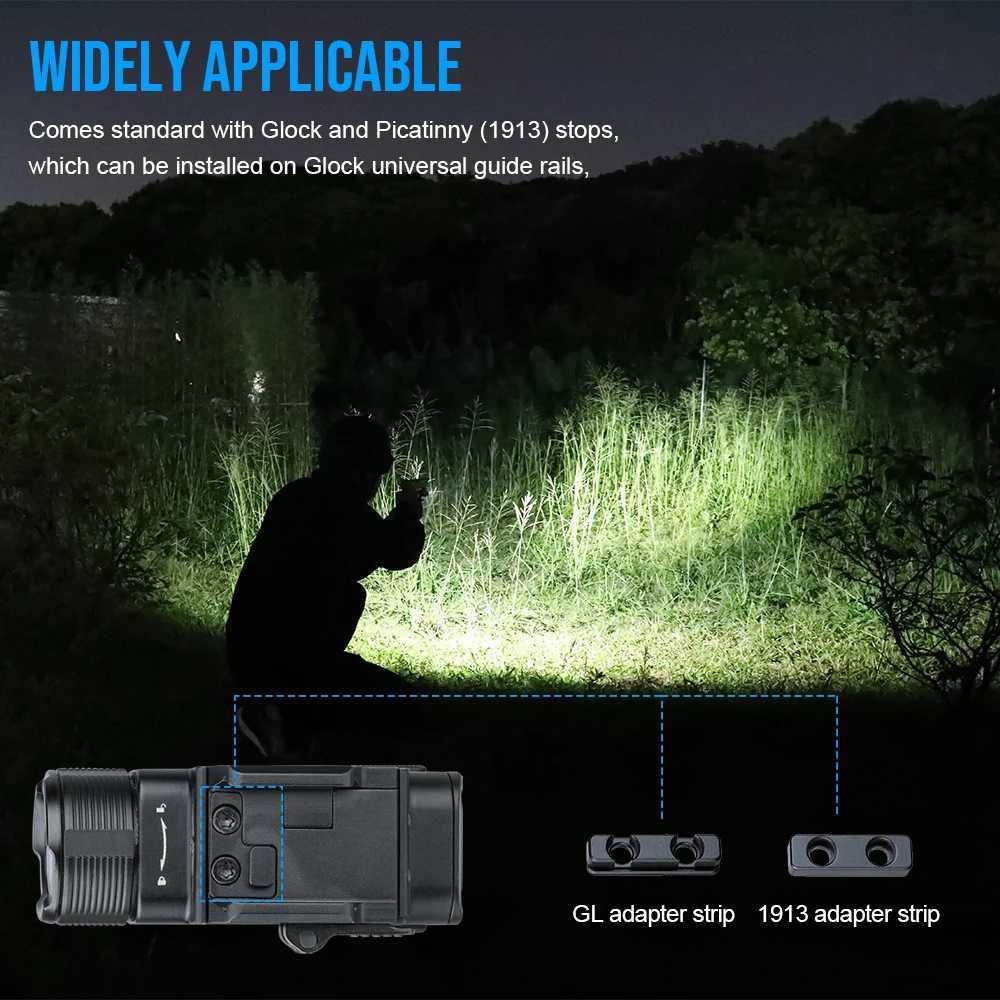 Trustfire GM07-SE Tactical LED Flashlight 1050Lumen Quick Release 2-Mode USB 16340 IP65 for Common Use Torch Light W250701