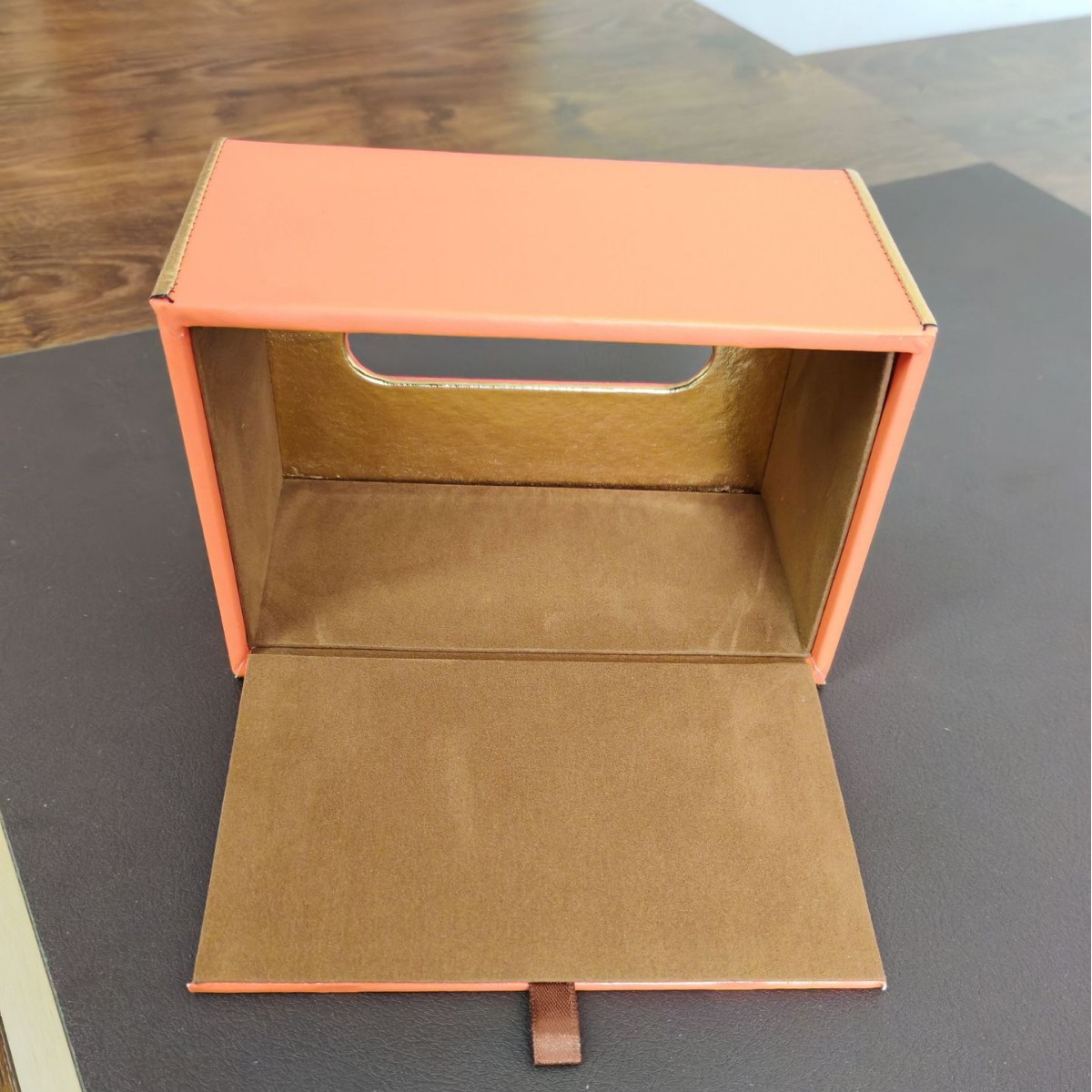 Lanjia Leather Boxes Rectangular Towel Napkin Box Creative Home Desktop Simple Extractable Type Tissue Toilet Paper Holder R B