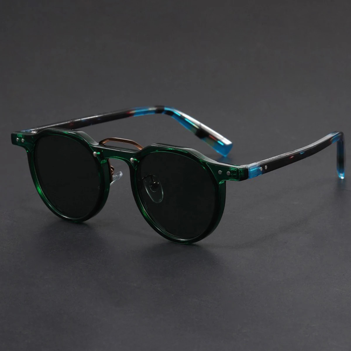 Retro Metal Frame Oval Sunglasses for Women Men Trendy Punk Round Sun Glasses y ner Driving Shades 250626