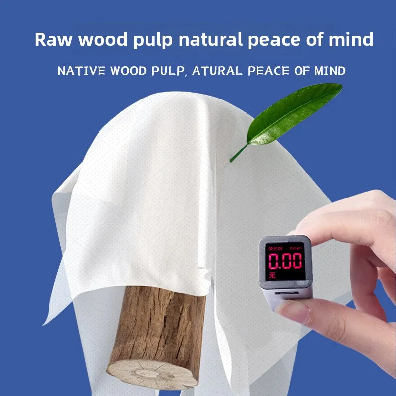 1 piece 12 packs; Five layer thick wooden napkins and household toilet paper; Kleenex; paper 250625