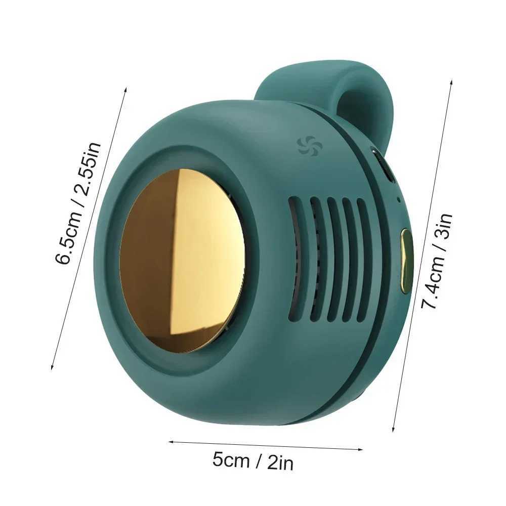 Bladeless Mini Fan Portable Handheld Rechargeable Electric Fan Clip Waist Fan Suitable for Outdoor Ventilation Desktop Small Fan T250625