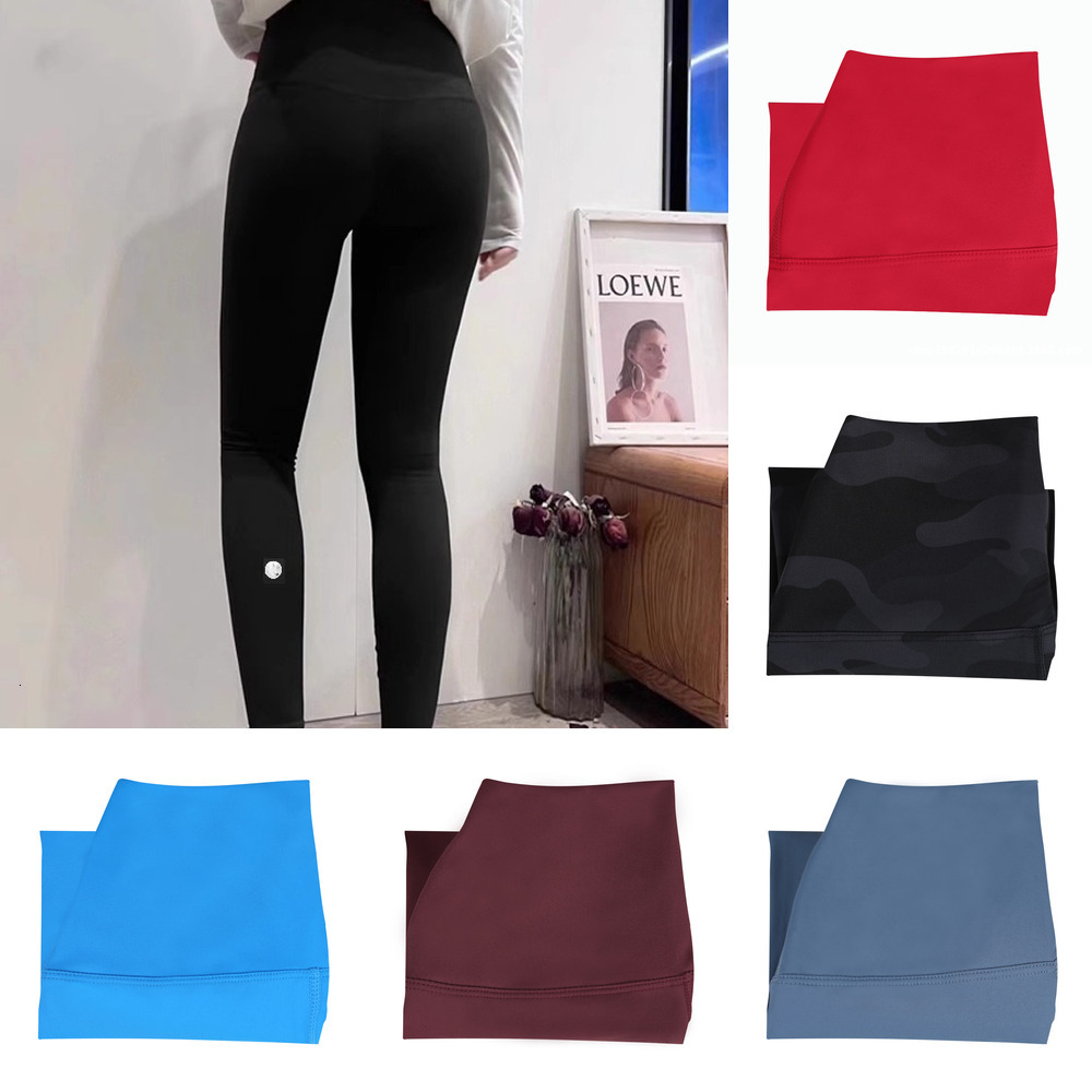 Designer Pants Women Yogapants Lulule Wunder Train Bare Sensation High Waist Hip Lift Yoga Leggings Nine Points Pants Leggings Lemon Leggings Aligned Leggings